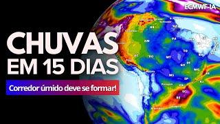 30/09/24 PREVISÃO DA 1° QUINZENA DE OUTUBRO/24 BRASIL: SEQUÊNCIA DE FRENTES FRIAS