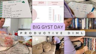 PRODUCTIVE GYST DAY | getting my life together, grocery shopping, budget, goals, cleaning & errands