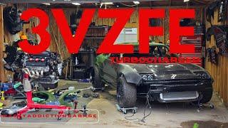 Building the 3VZFE Turbo Green Wide Body MR2 | Nasty Addiction Garage