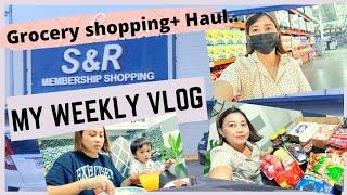 My weekly vlog | S&R Grocery Shopping + Haul | Michellene P.