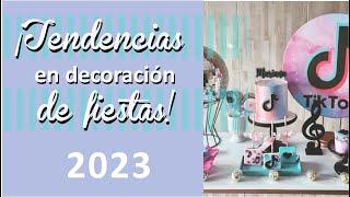 Tendencias en fiestas 2023 | decoración de fiestas