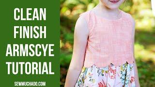 How to Create a Clean Finish Armscye on a Sleeveless Sewing Pattern