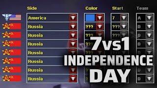 Red Alert 2 | Independence Day | (USA vs 7 Brutals USSR)