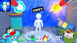 OGGY BECAME MAD SCIENTIST AND MAKE DEADLY MONSTERS IN EVIL GENIUS GAME | OGGY GAME