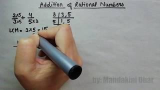 Addition of Rational Numbers