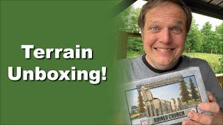 Unboxing Terrain Haul From Battlefront Miniatures: Terrain for Flames of War, Team Yankee, Wargames