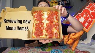 Detroit Style Pizza, Burger King New Menu Items, Brownies & More Mukbang Cheat Day! 