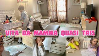 VLOG : PULIAMO E RIORGANIZZIAMO CASA | VITA DA MAMMA QUASI TRIS | GIORNATA CASALINGA