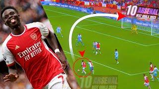  Scorching Shots: Arsenal's Top 10 Goals in Spectacular Fashion 2024