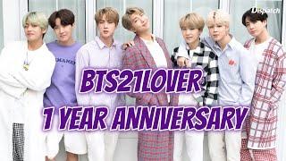 BTS21LOVER 1 Year Anniversary [40,000 Subscribers]