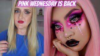 Charmakeupcorner  is live! On Wednesday we wear pink!