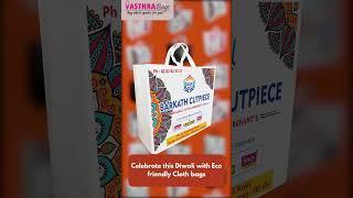 Textile and Boutique Cloth Carry Bags | Multi Coloured Cloth Carry Bags | VASTHRA BAGS