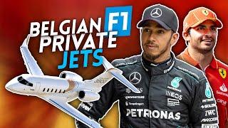 What the F1 DRIVERS FLEW to the 2024 Belgian GP