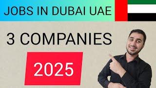 JOBS IN DUBAI UAE  3 COMPANIES | FOUGHTY1