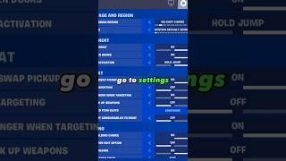 SECRET SETTINGS PROS USE ️ 