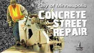 City of Minneapolis Concrete Street Repair