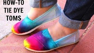 How To Tie Dye Toms