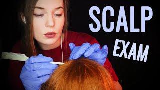 100% SENSITIVITY ASMR Lice Check and Scalp Massage & Scratching + LATEX GLOVES SOUNDS