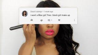 BLACK GIRL TRIES BLACK GIRL MAKEUP