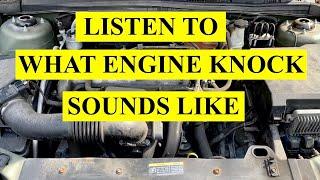 What Does Engine Knock /Rod Knock Noise Sound Like? - Watch and Listen!