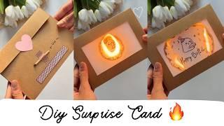 DIY Surprise Card  idea | Fire Card | Reveal Card How To Make At Home