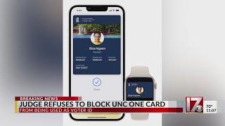 Judge refuses order to block UNC digital IDs from being used to vote