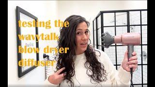 Using the Wavytalk Blower Dryer on my long wavy hair #review #beauty