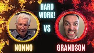 Grandfather is stronger than his Grandson 