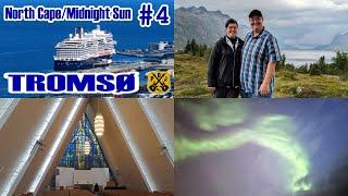 Tromsø (Norway), Husky Puppy Cafe, Arctic Cathedral, Northern Lights?! - HAL North Cape/Midnight Sun