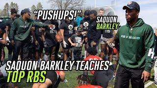 Saquon Barkley Teaches Top Running Backs How To Put Defenders On SKATES! Ankles Get SNAPPED 