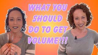 Secret to Root Lift: Volume for Curly Hair!