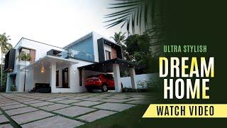 Modern Kerala House design |  Medium budget home Tour | Contemporary Elevation | DD Homes Kollam