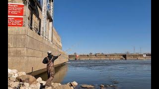 SIMPLE WAY to catch catfish at powerhouse DAM!!!