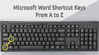 Mostly used Microsoft word Shortcut keys from A to Z with practical examples