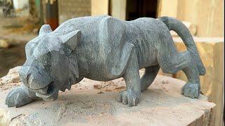 Amazing Crafting || Making Black Panther in Marble