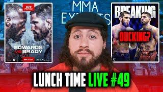 UFC LONDON! MAKHACHEV & OLIVEIRA DUCKING TOPURIA? ANKALAEV VS PEREIRA 2 - LUNCH TIME LIVE