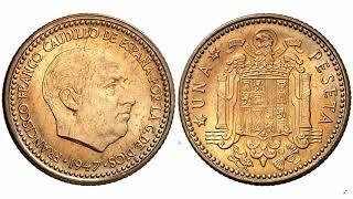 Cuánto valen las pesetas de Franco y cómo clasificarlas