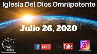SERVICIO DOMINICAL | TRANSMISIÓN EN VIVO | Julio 26, 2020 | Iglesia Del Dios Omnipotente