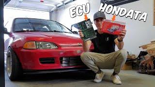 EG Civic ECU & HONDATA Install! ALMOST READY!