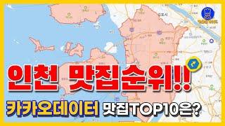 인천 맛집 TOP10(카카오데이터 기반)