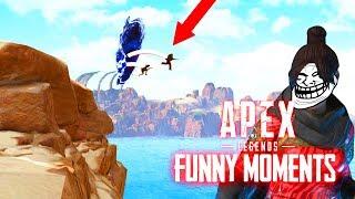 200IQ WRAITH PORTAL's Trolling Noobs ..! Apex Legends FUNNY FAILS & WINS #2