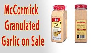 McCormick Granulated Garlic | Best Spice in the World on Best Prices