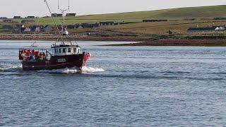 A day of fishing with the Silver Wave on the Scapa flow, Scotland