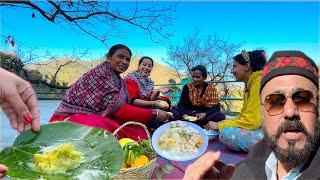 Hamare pahad ka special winters food with amazing talented Pahadi family of Uttarakhand