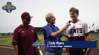 2024 SCAC Baseball Championship - No. 2 Centenary advances to semis