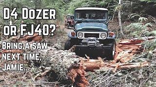 Land Cruiser or D4 Dozer? // FJ40 & CJ2a Backwoods Off-road