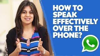 How to speak effectively over the phone? - English lesson - Telephone skills