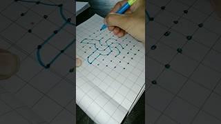 simple dot rangoli design 9*5 #art #kolam #rangoli #simple #viralvideo #shortsvideo #shots