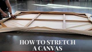 How to Stretch a Canvas onto Stretcher bars