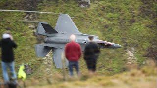 MACH LOOP - F35s with Some Surprise Visitors - 4K